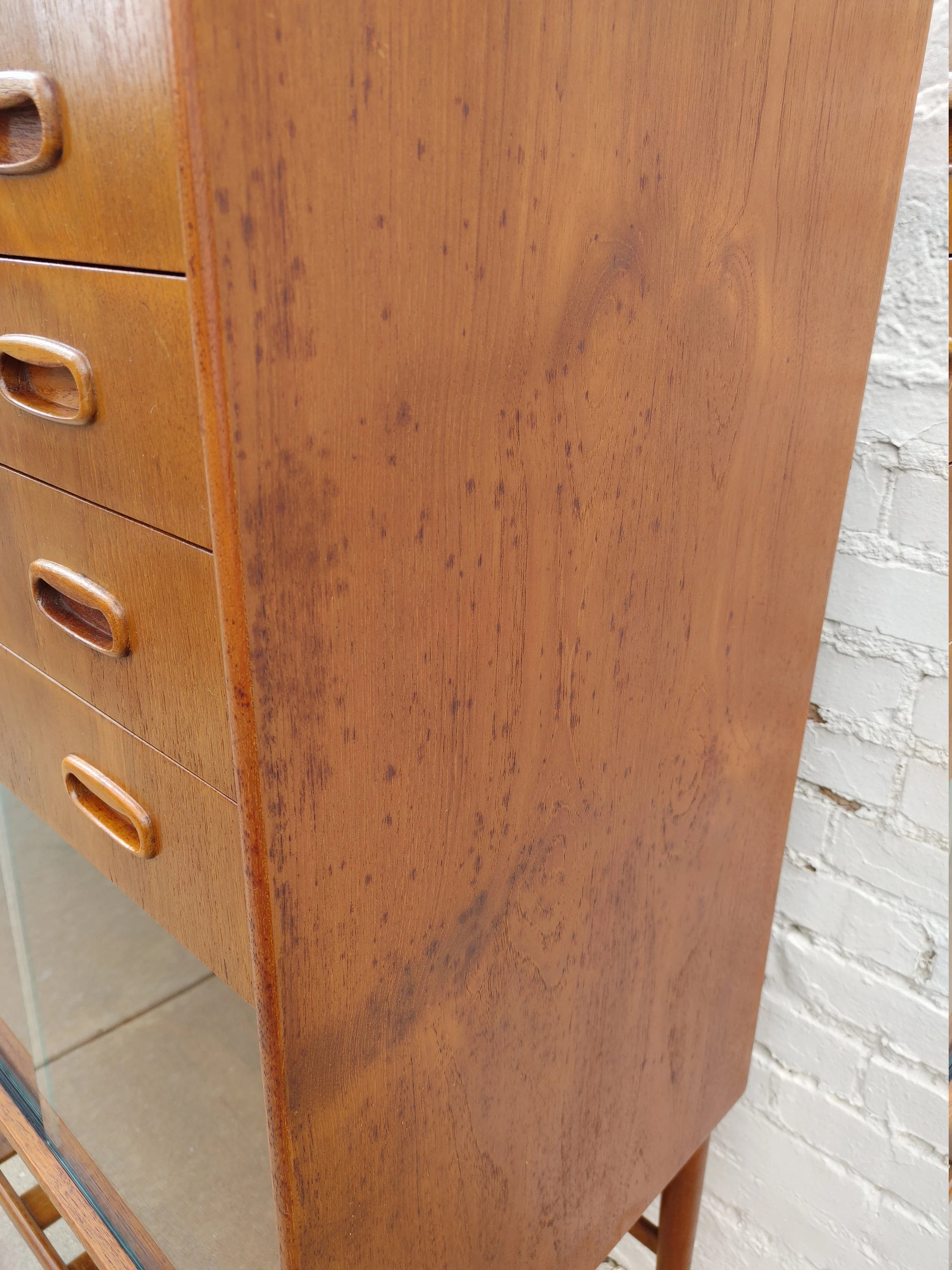 Mid Century Modern Danish Inspired Teak Cabinet
