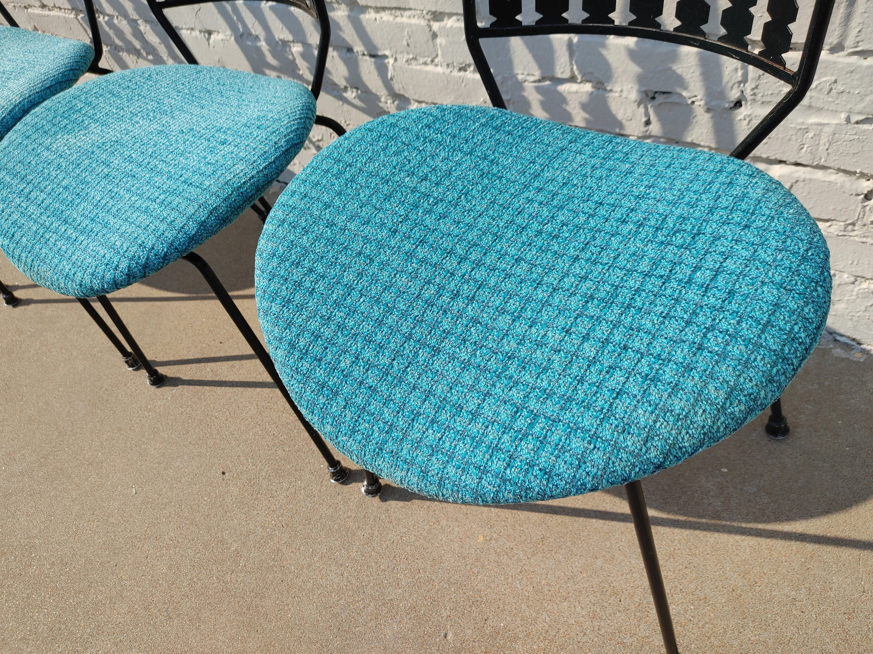 Mid Century Modern Umanoff Iron Chair Set