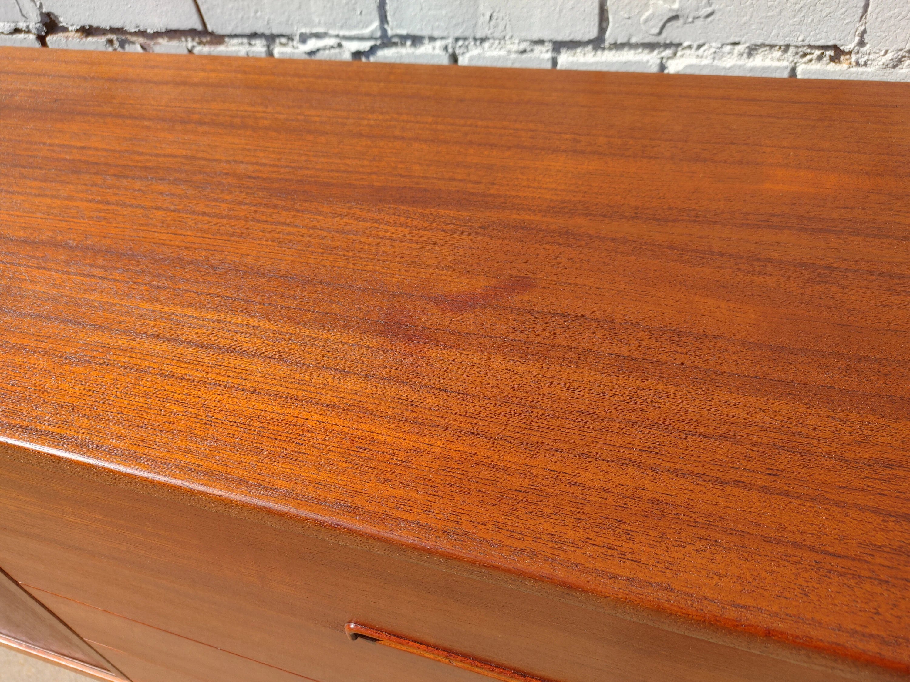 Mid Century Modern Swedish Teak Credenza Attributed to Troeds