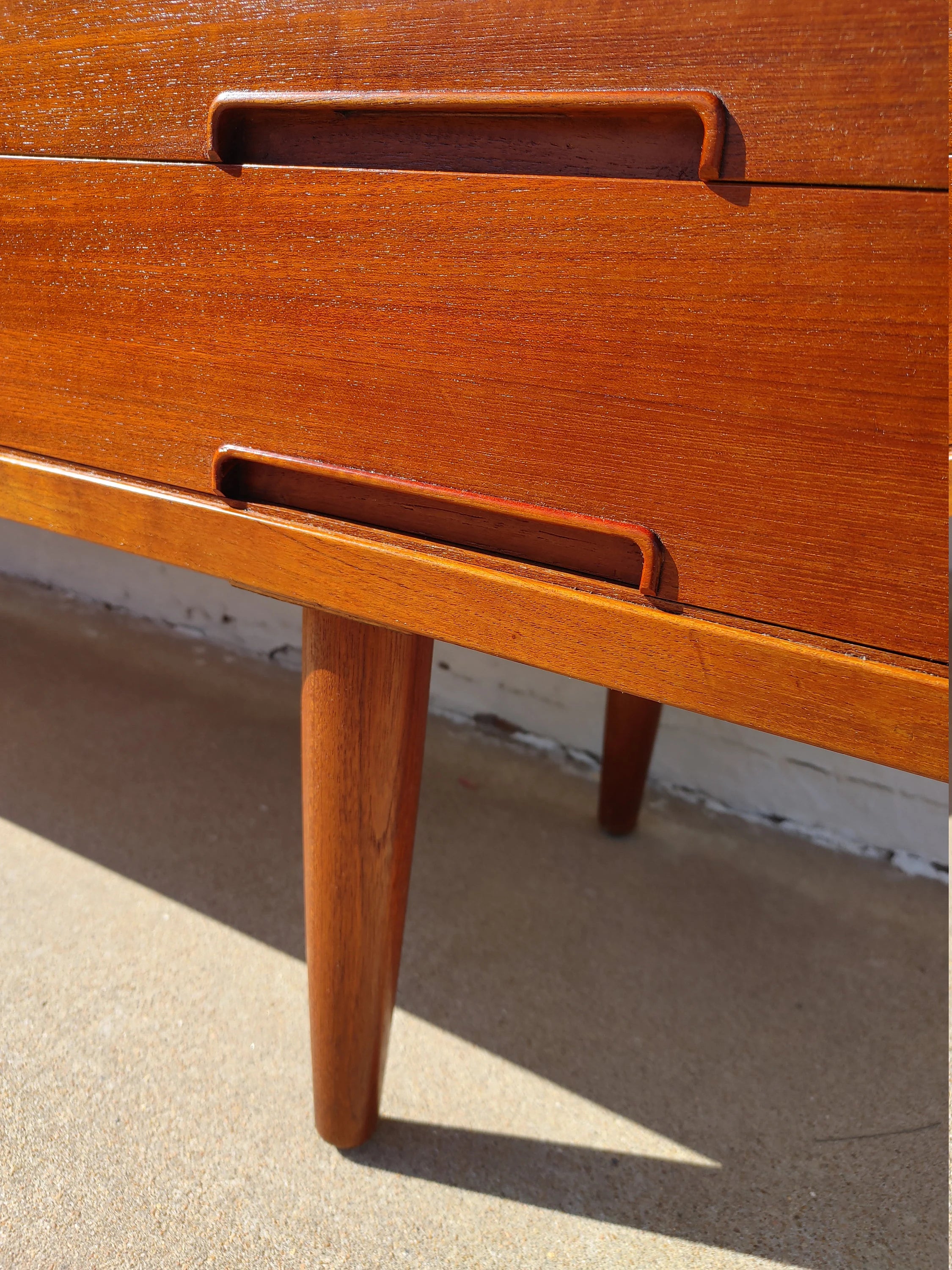 Mid Century Modern Swedish Teak Credenza Attributed to Troeds