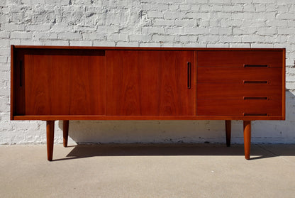 Mid Century Modern Swedish Teak Credenza Attributed to Troeds