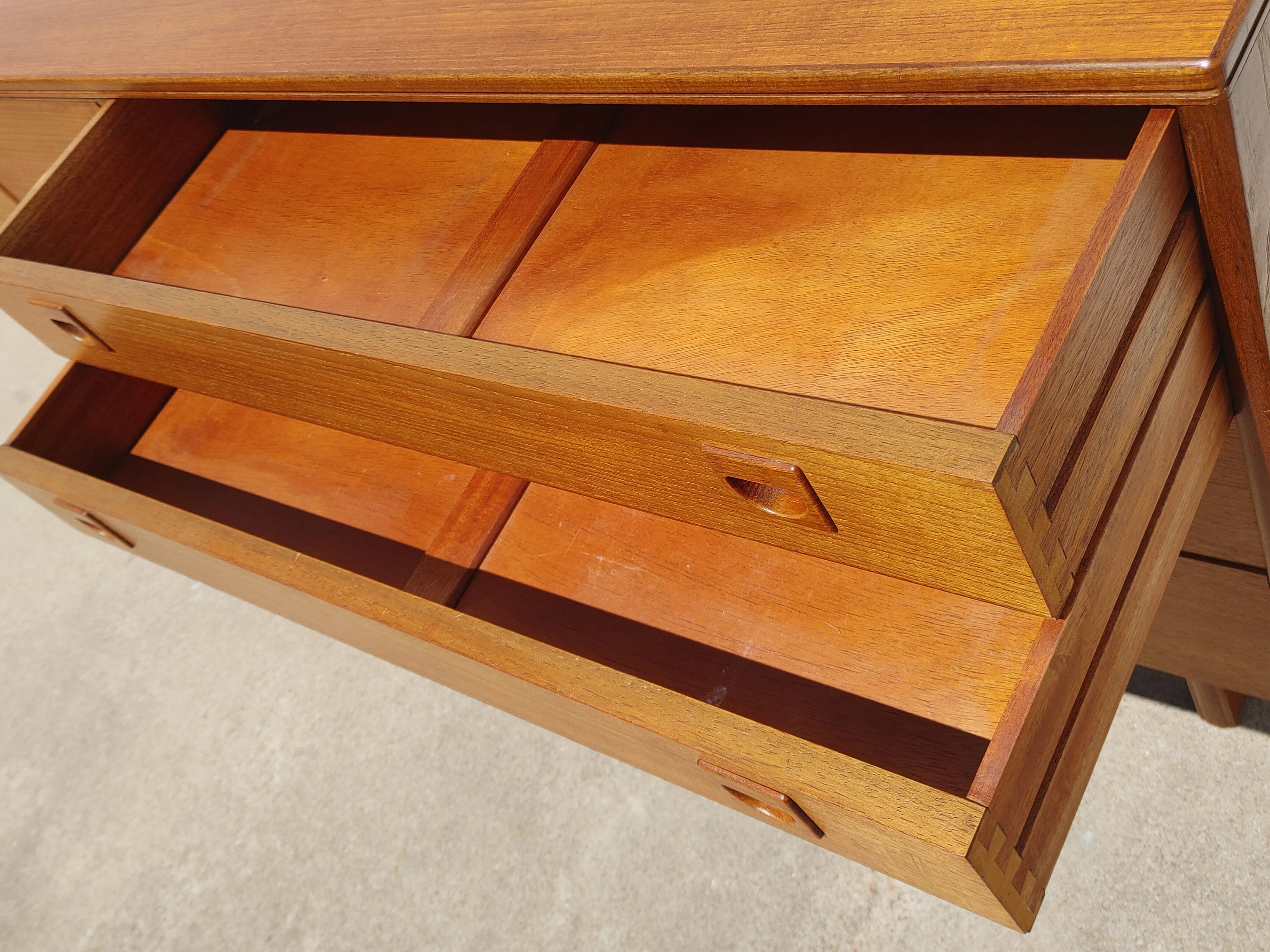 Mid Century Modern Danish Inspired Cabinet Set