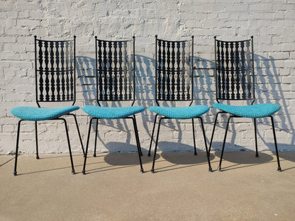 Mid Century Modern Umanoff Iron Chair Set