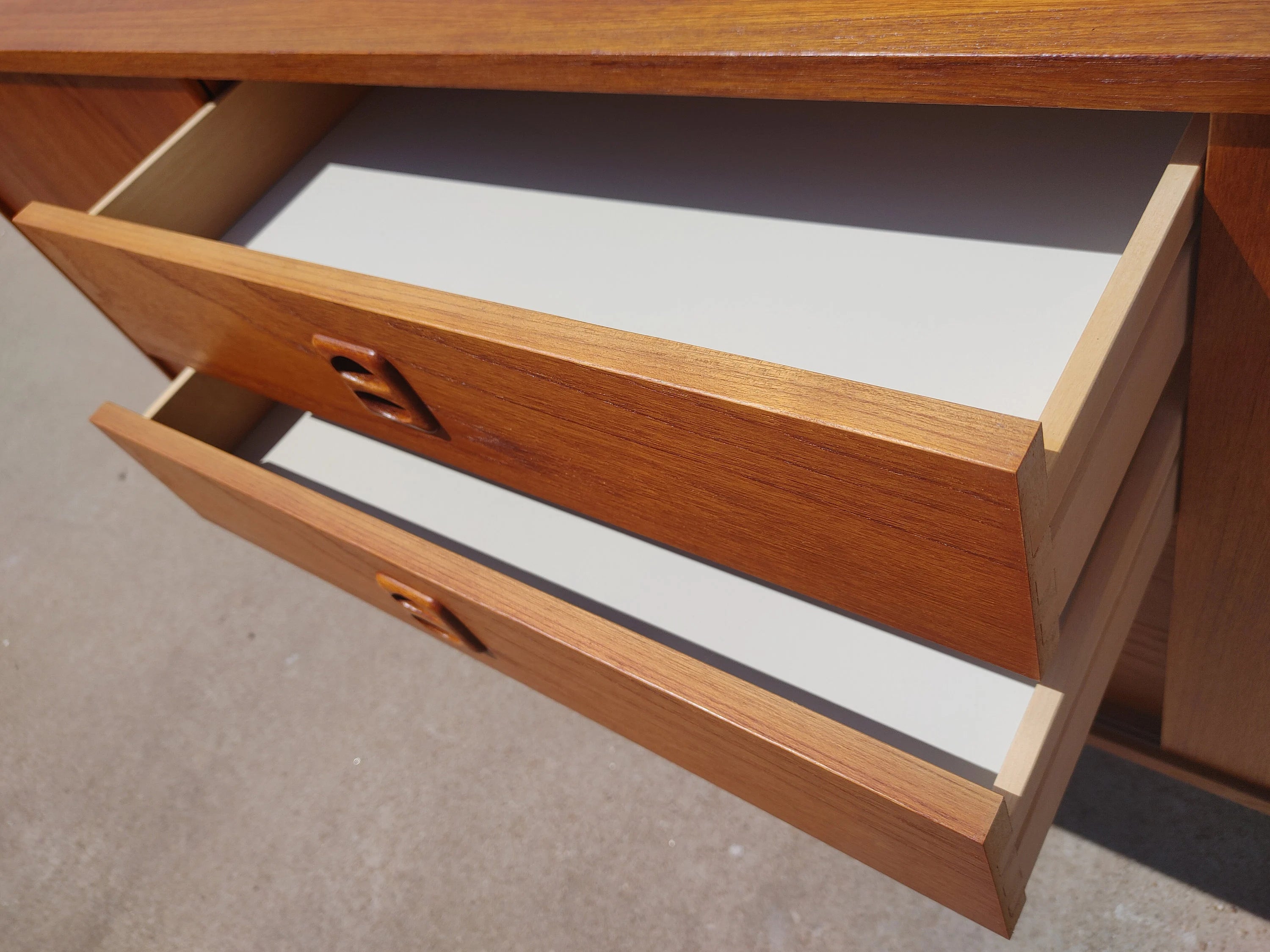 Mid Century Modern Scandinavian Teak Credenza