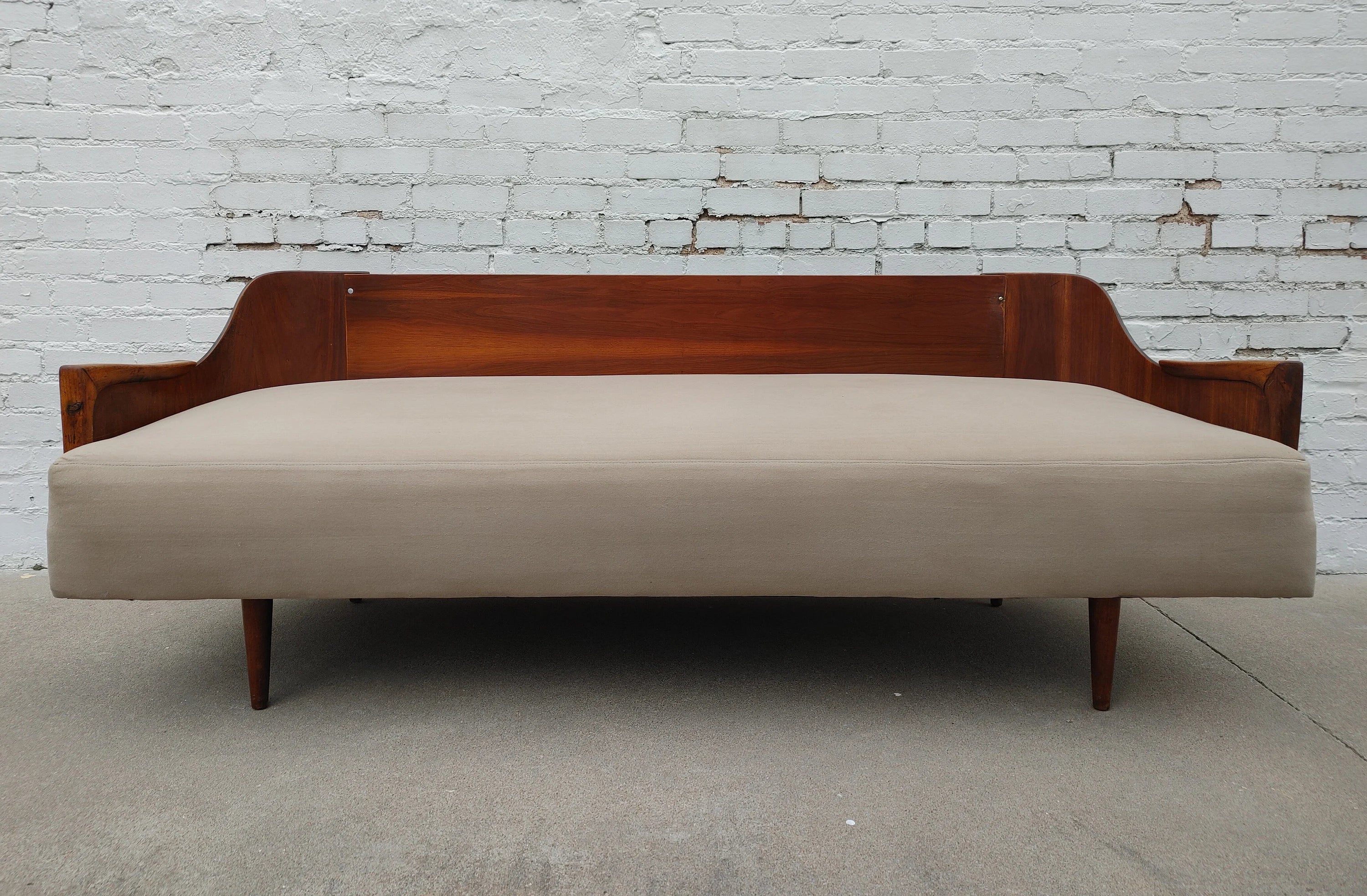 Mid Century Modern Danish Inspired Bentwood Sofa