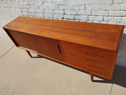 Mid Century Modern Swedish Teak Credenza Attributed to Troeds
