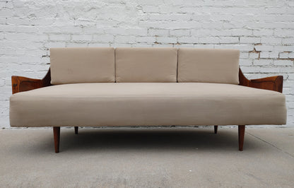 Mid Century Modern Danish Inspired Bentwood Sofa