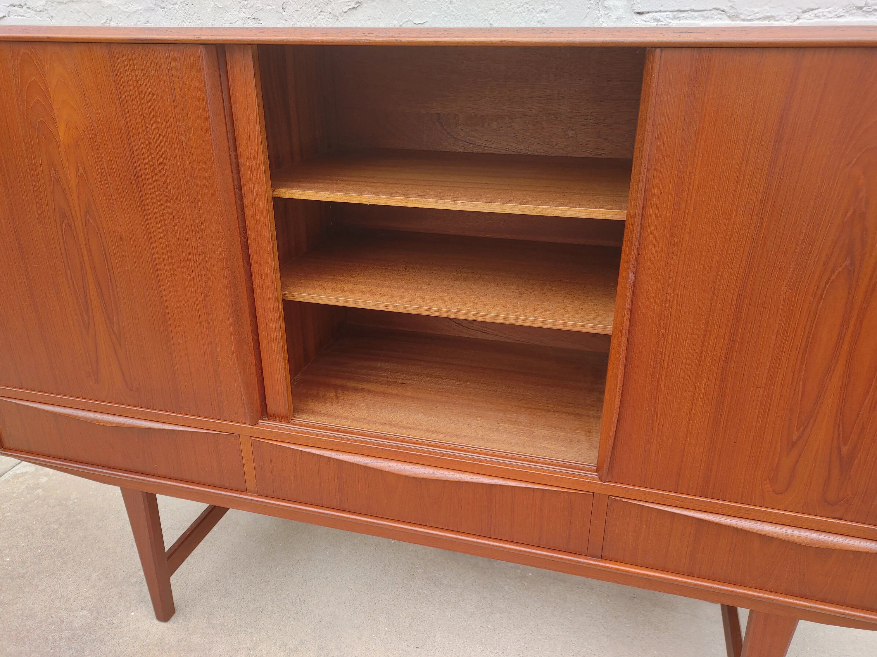 Mid Century Modern Scandinavian Teak Cabinet