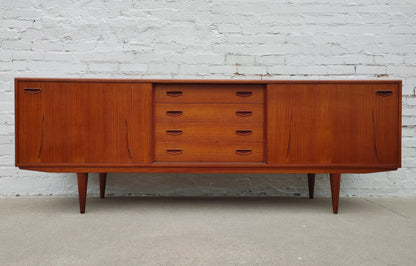 Mid Century Modern Clausen and Son Teak Credenza