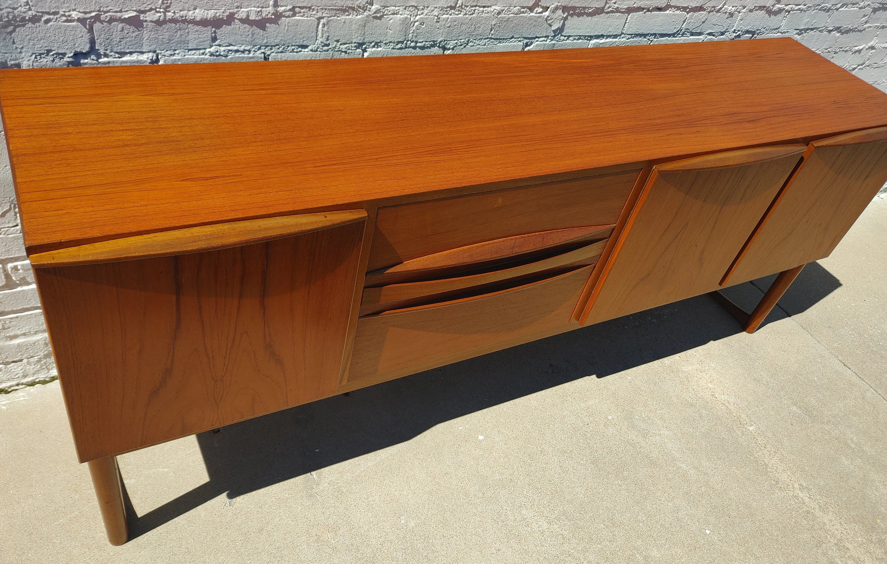 Mid Century Modern Teak Credenza by McIntosh