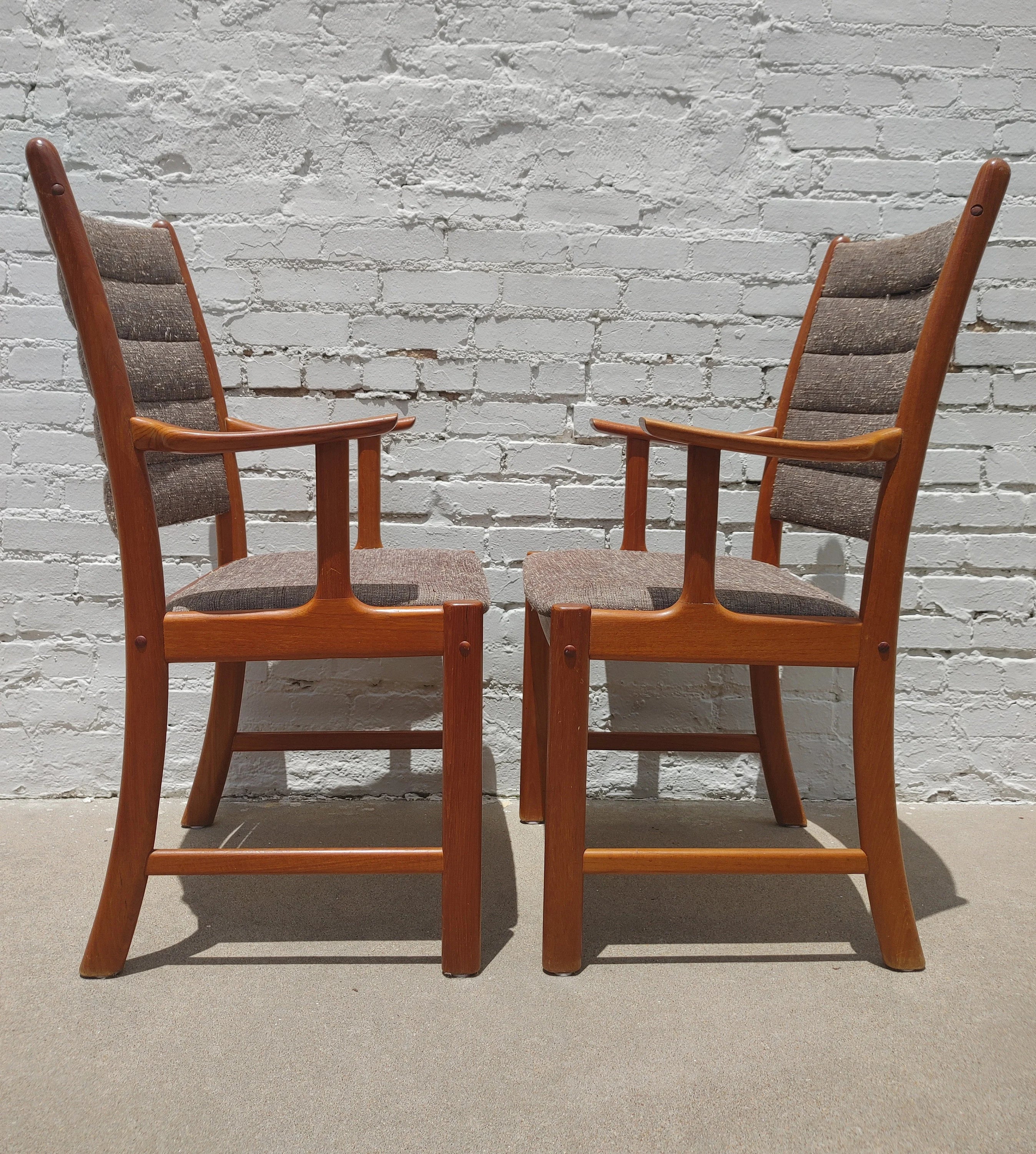 Mid Century Modern Danish Teak Dining Chairs