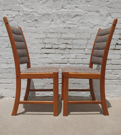 Mid Century Modern Danish Teak Dining Chairs