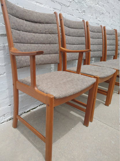 Mid Century Modern Danish Teak Dining Chairs