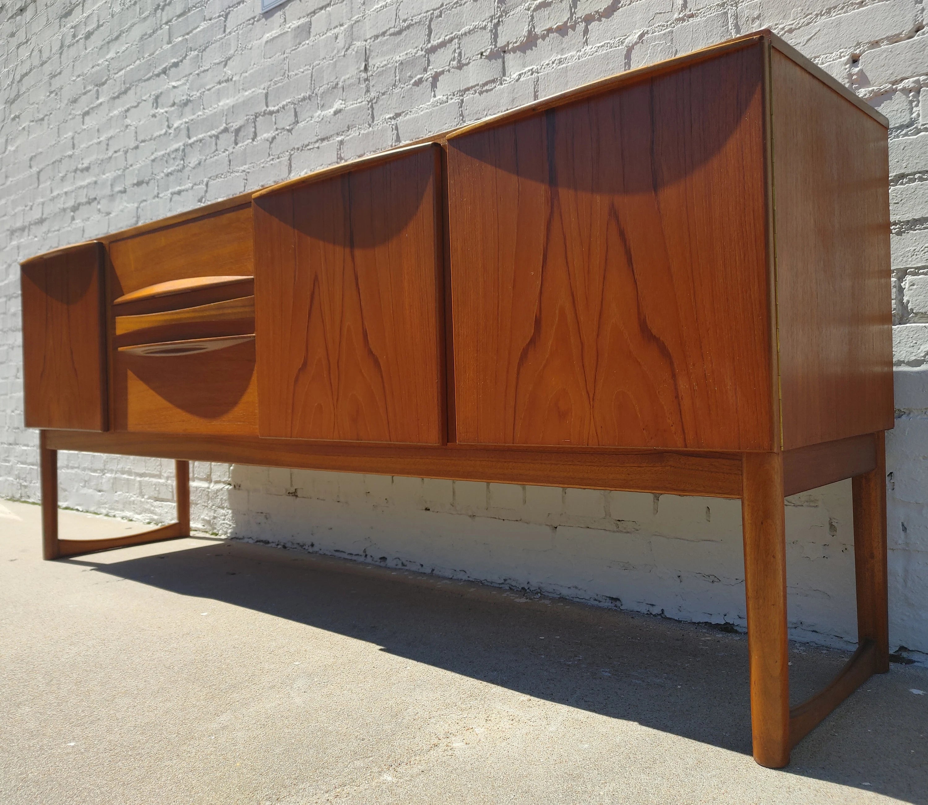 Mid Century Modern Teak Credenza by McIntosh