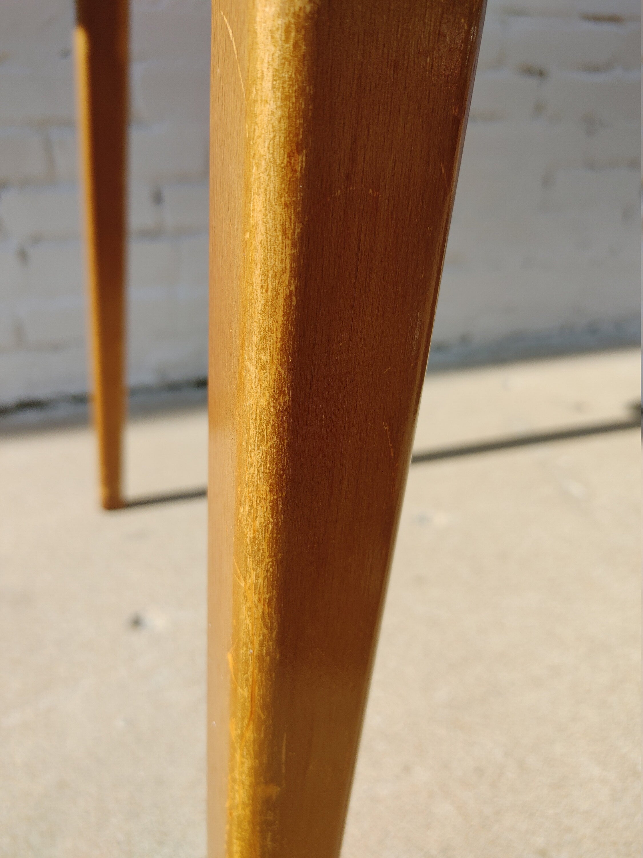 Mid Century Modern Teak Dining Table with Insert