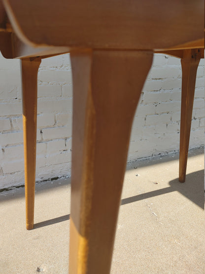 Mid Century Modern Teak Dining Table with Insert
