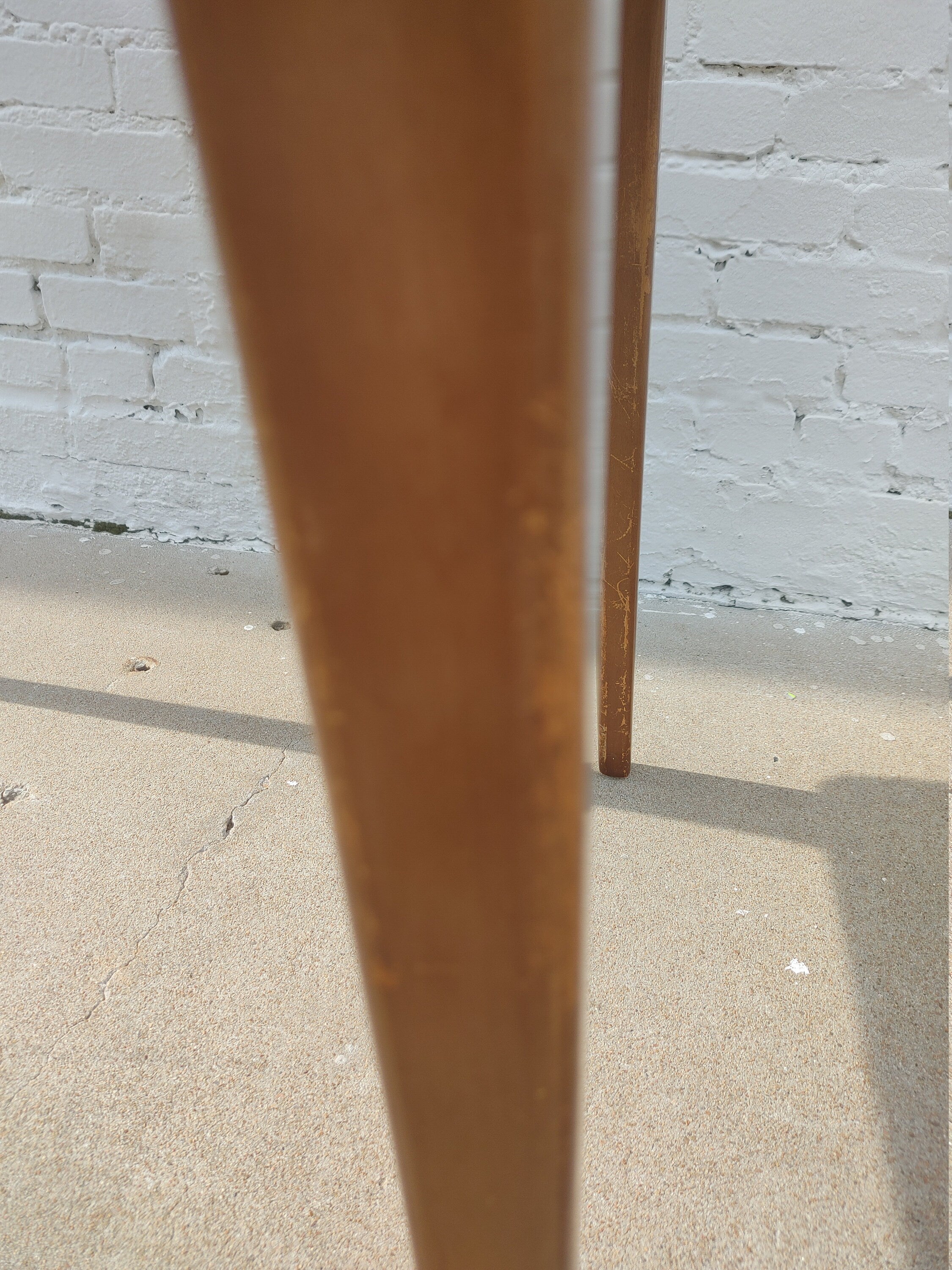 Mid Century Modern Teak Dining Table with Insert