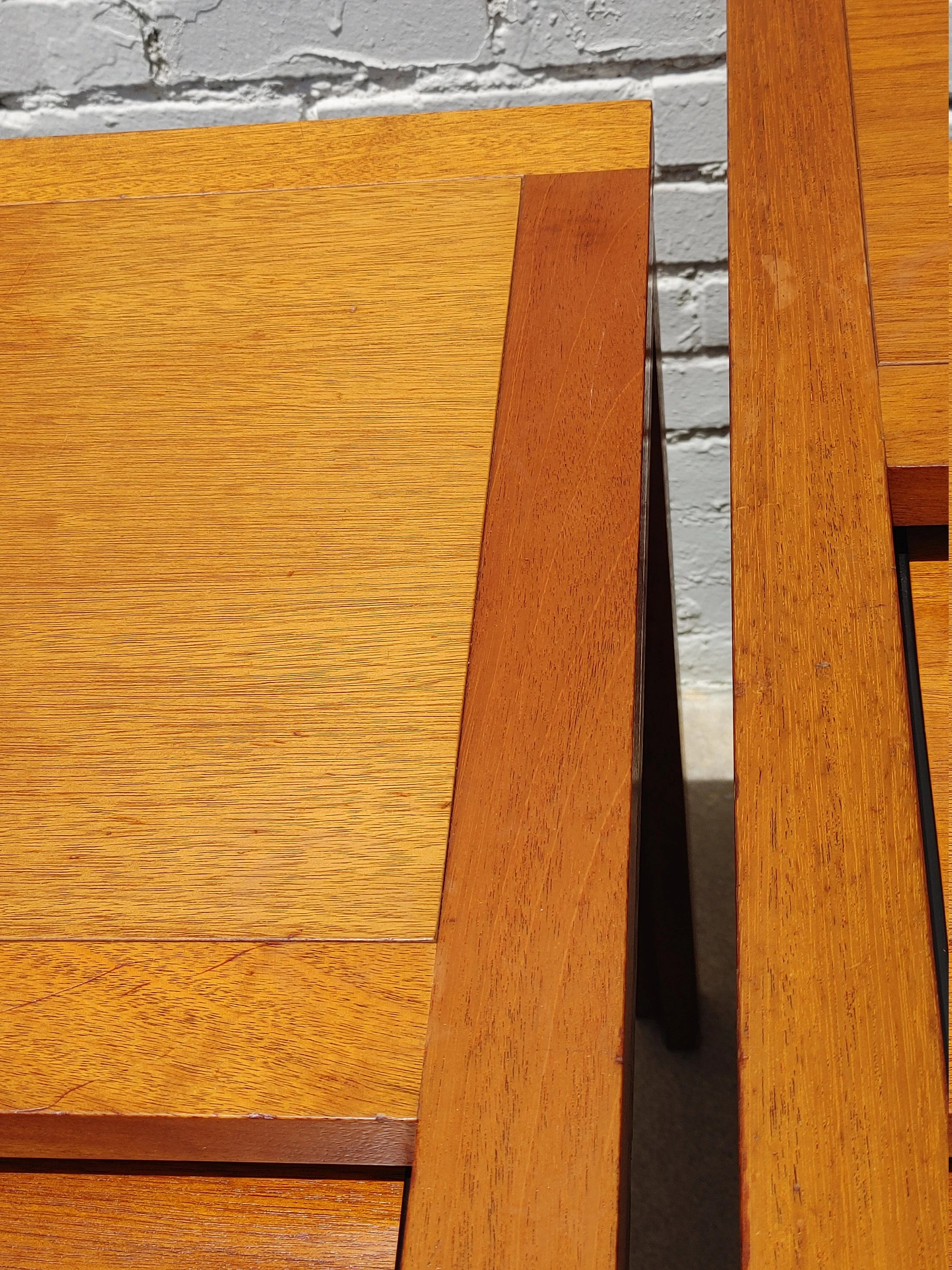 Mid Century Modern Danish Teak Desks by Christian Hvidt
