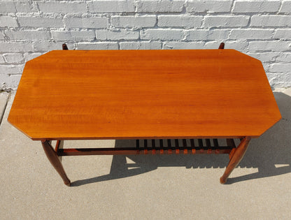 Mid Century Modern Italian Teak Dining Table