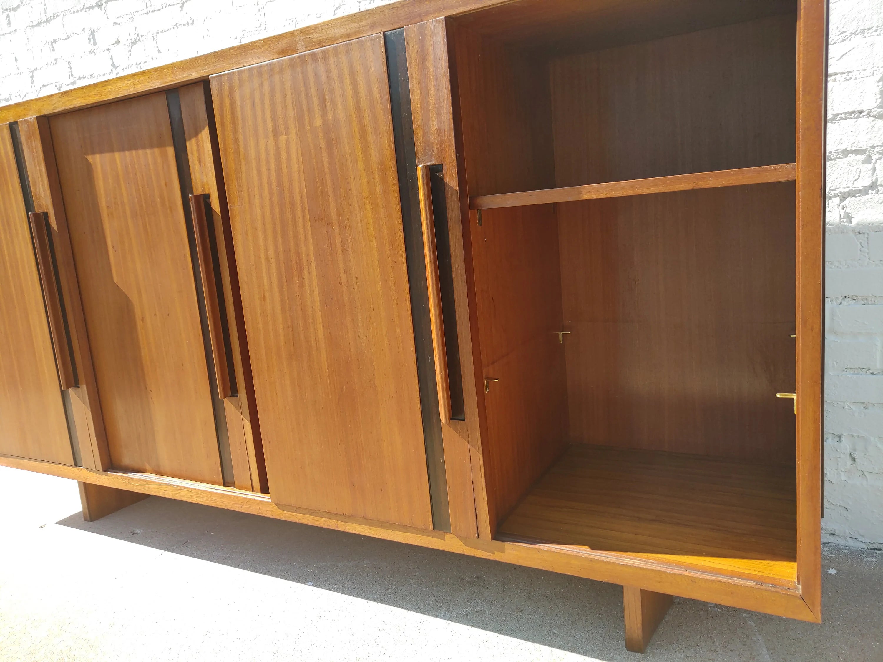 Mid Century Modern Italian Modern Teak Cabinet