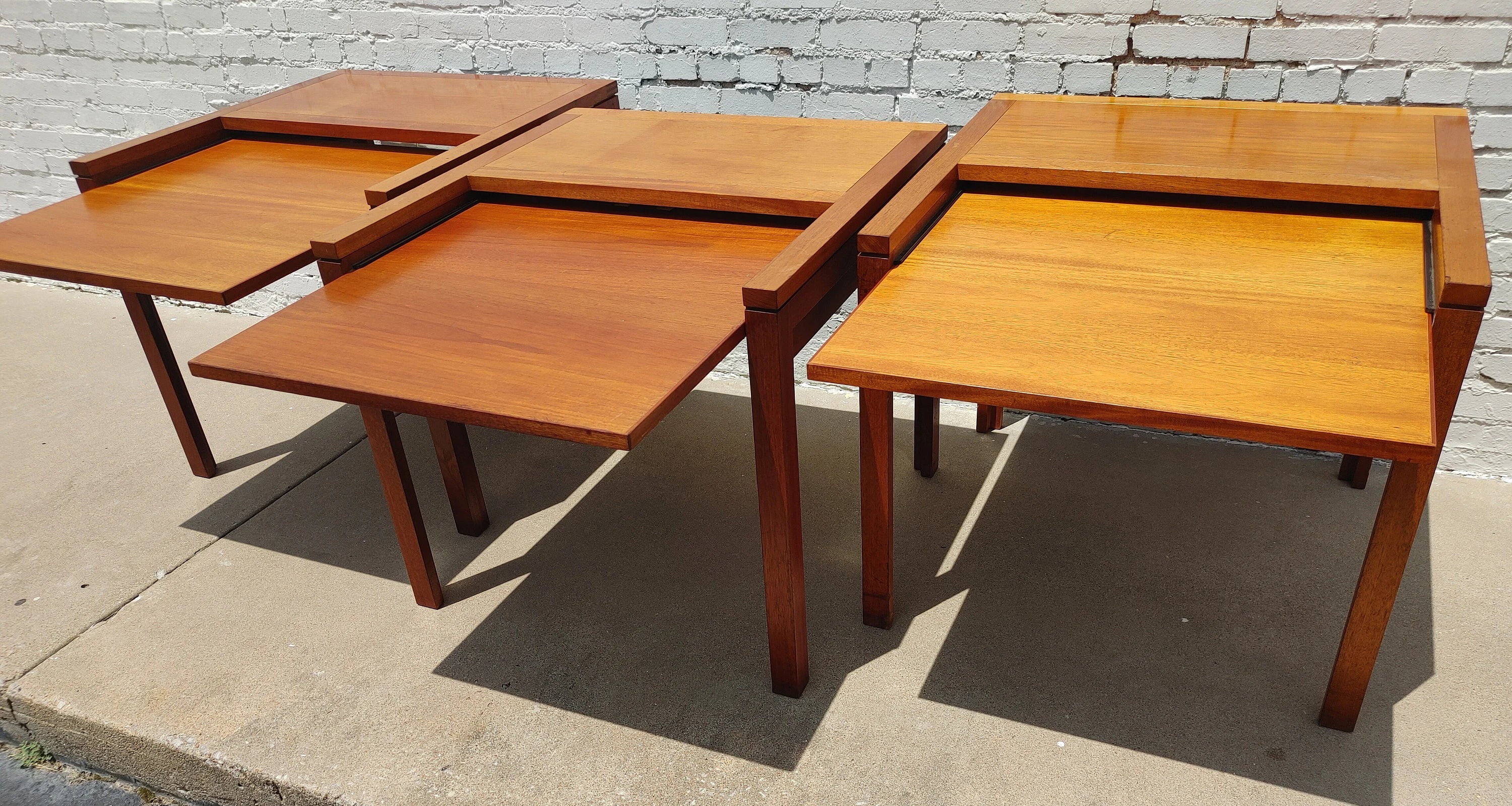 Mid Century Modern Danish Teak Desks by Christian Hvidt