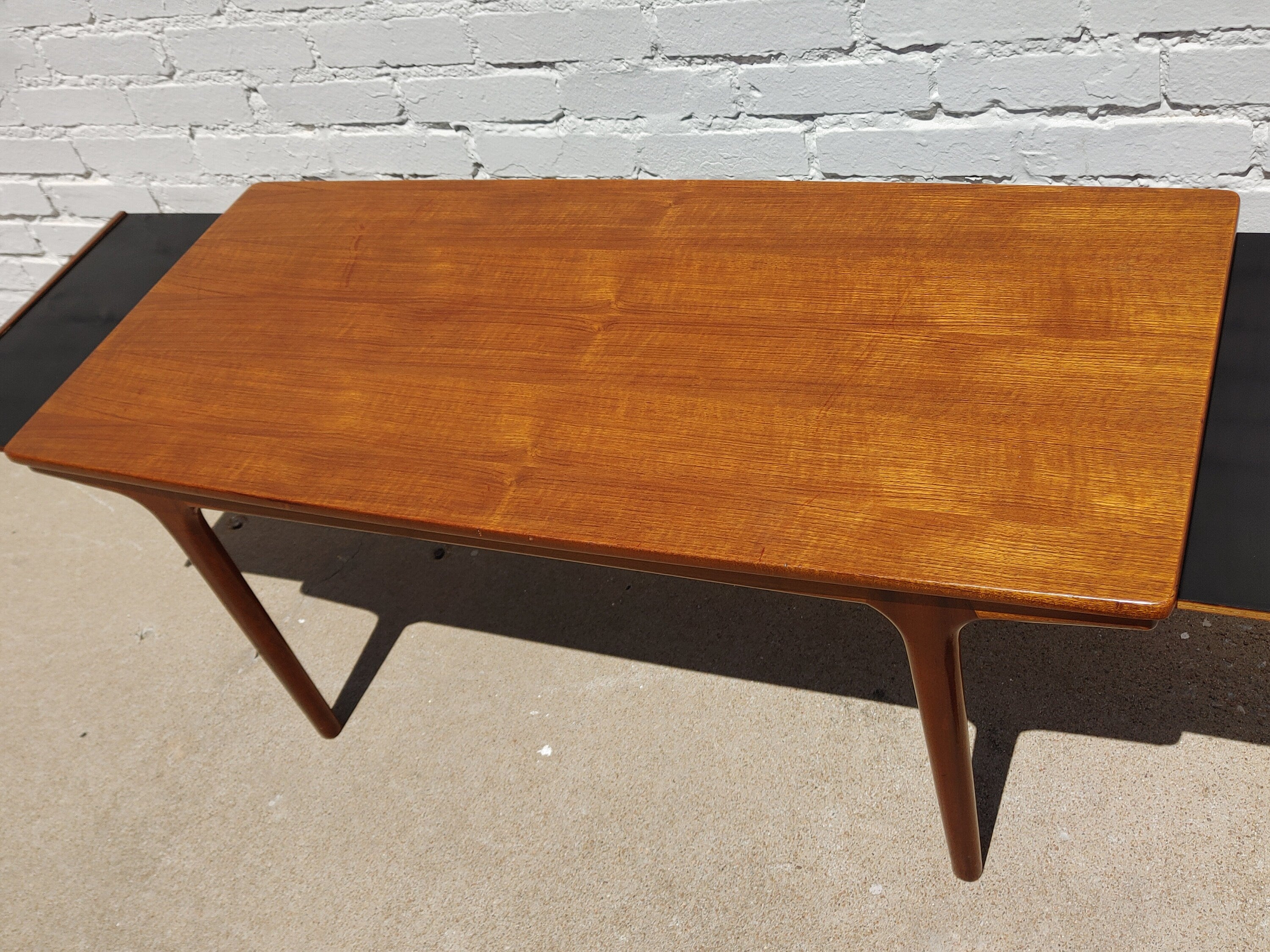 Mid Century Modern Teak Extendable Table by McIntosh