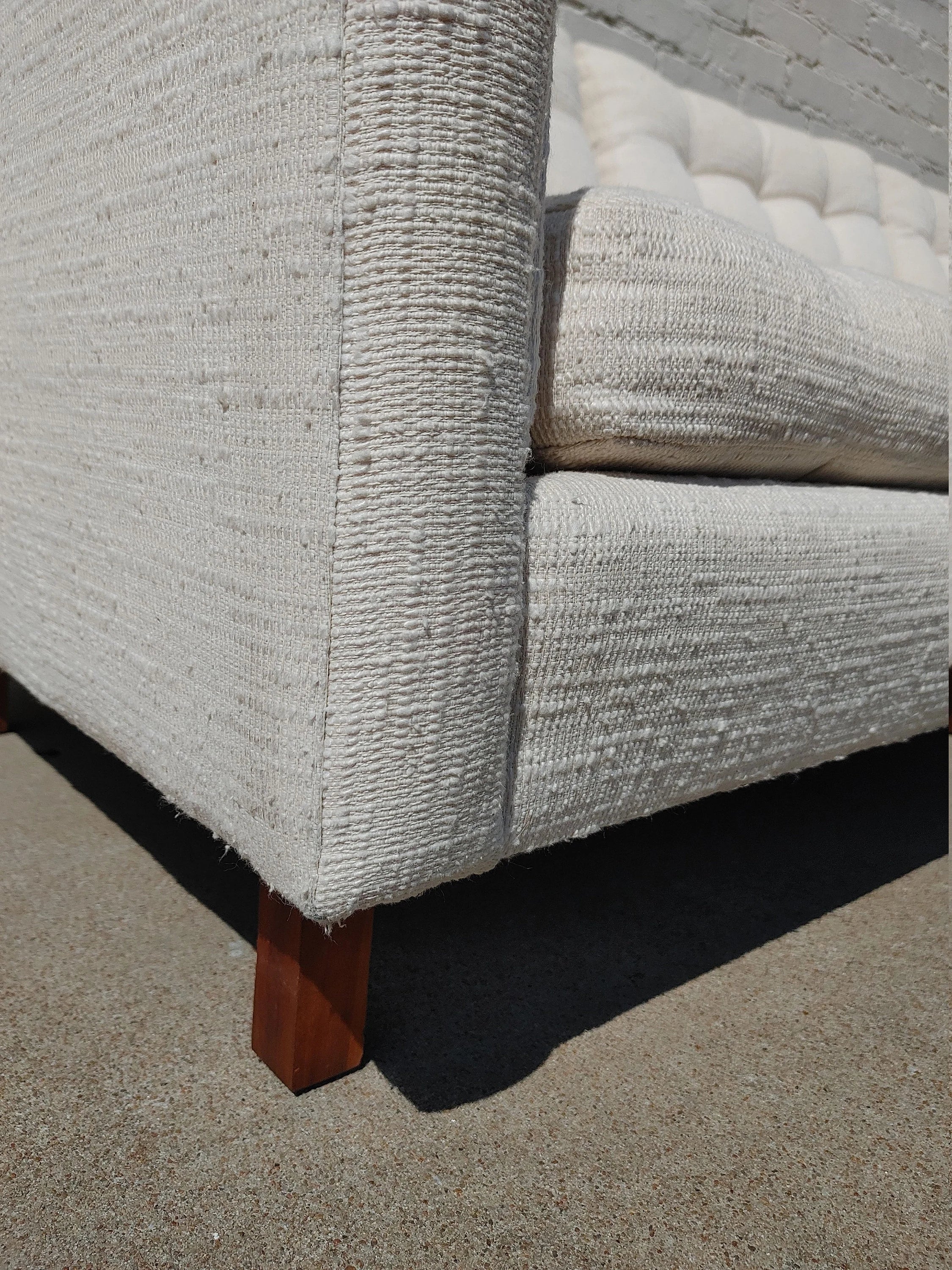 Mid Century Danish Modern Tufted Sofa