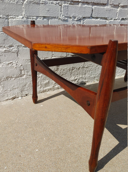 Mid Century Modern Italian Teak Dining Table