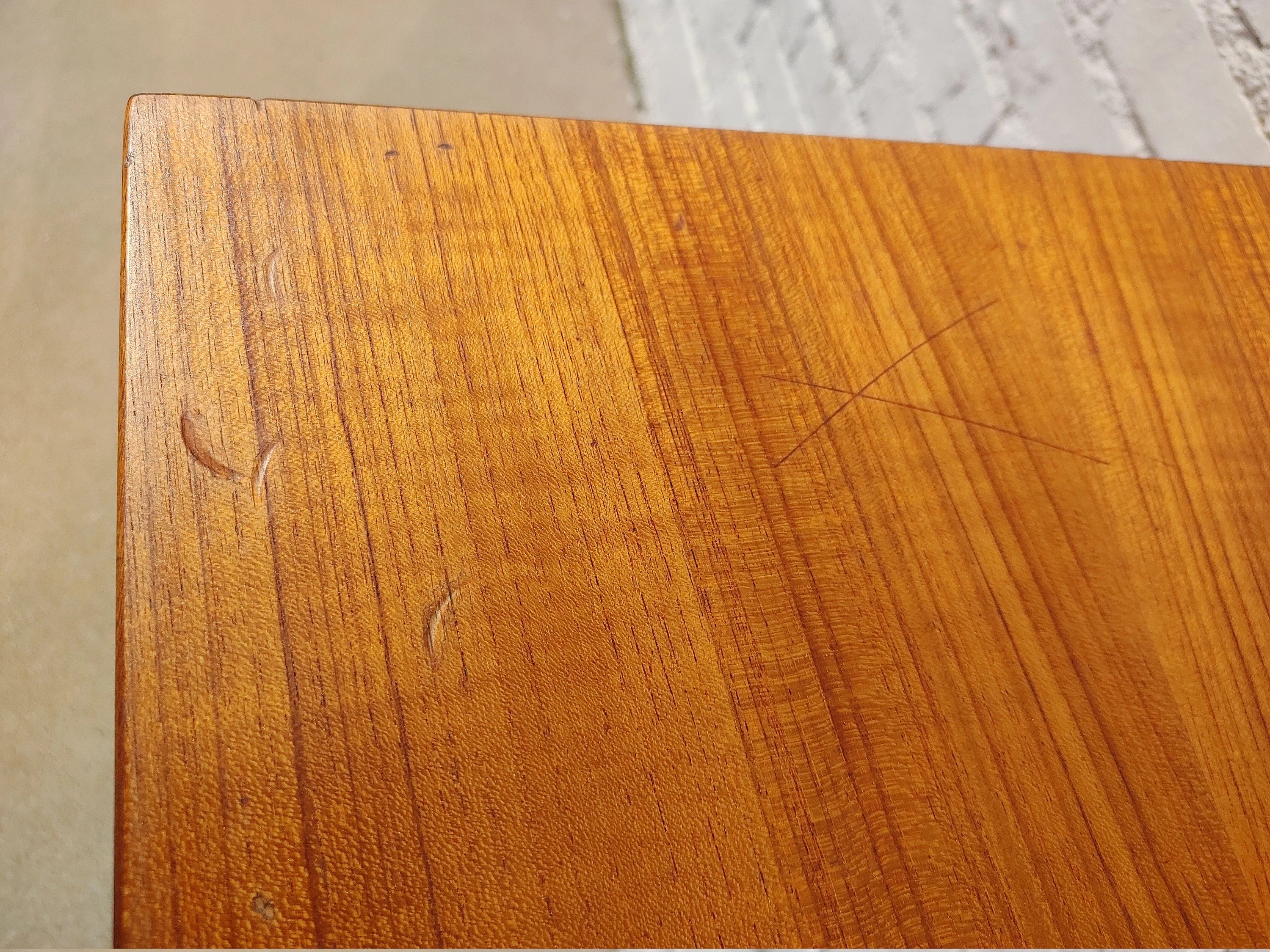 Mid Century Modern Teak English Sideboard by McIntosh