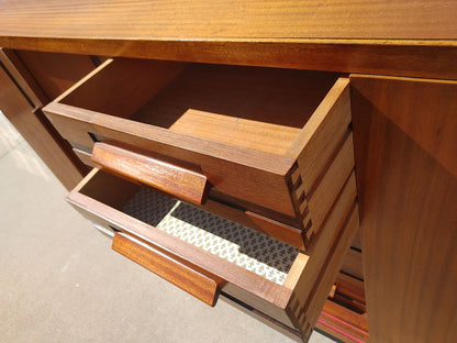 Mid Century Modern Italian Modern Teak Cabinet