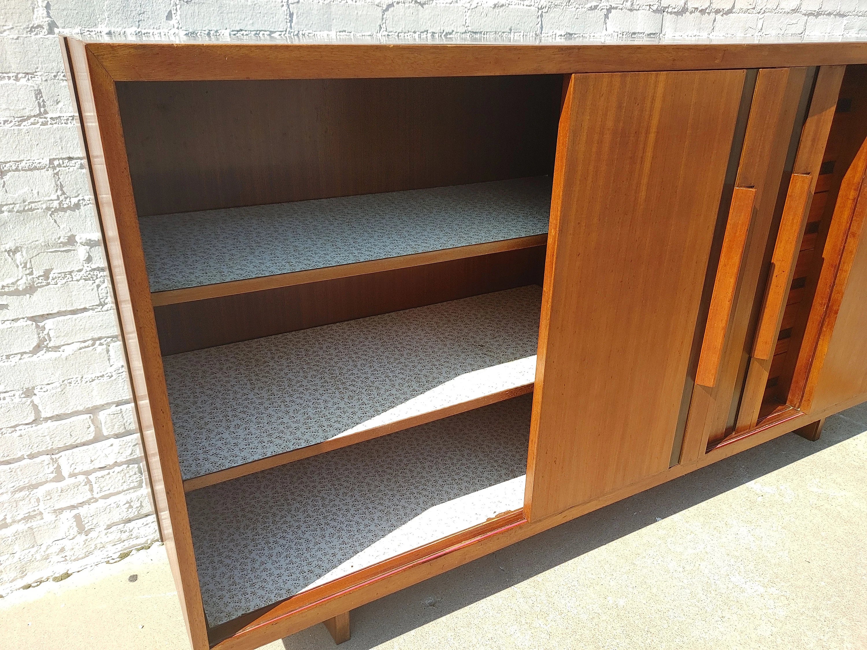 Mid Century Modern Italian Modern Teak Cabinet