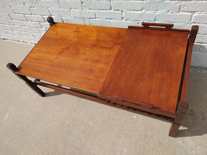 Mid Century Modern Italian Modern Teak Coffee Table