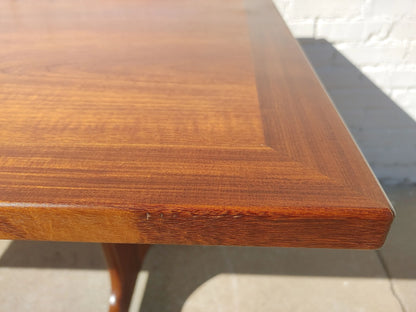 Mid Century English Modern Teak Dining Table