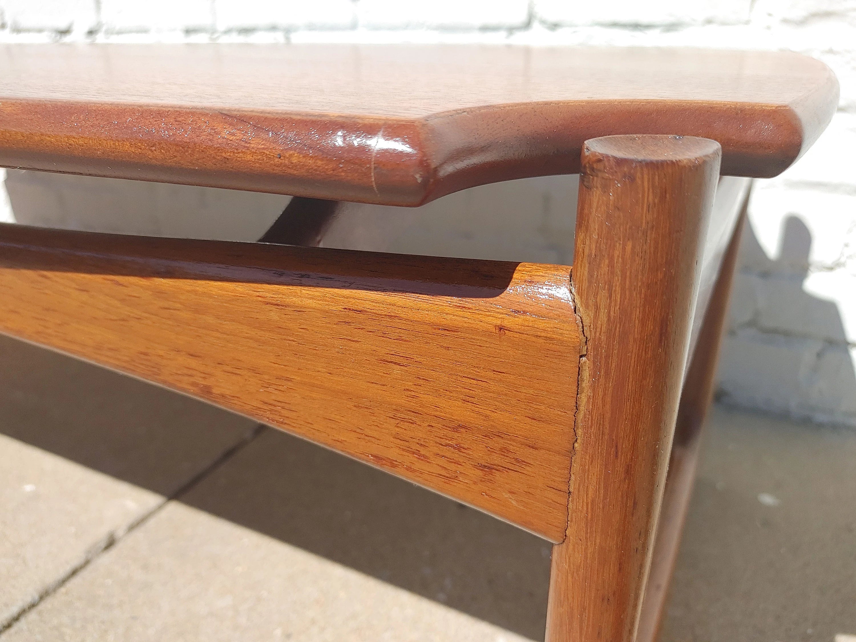 Mid Century Danish Modern Teak Coffee Table