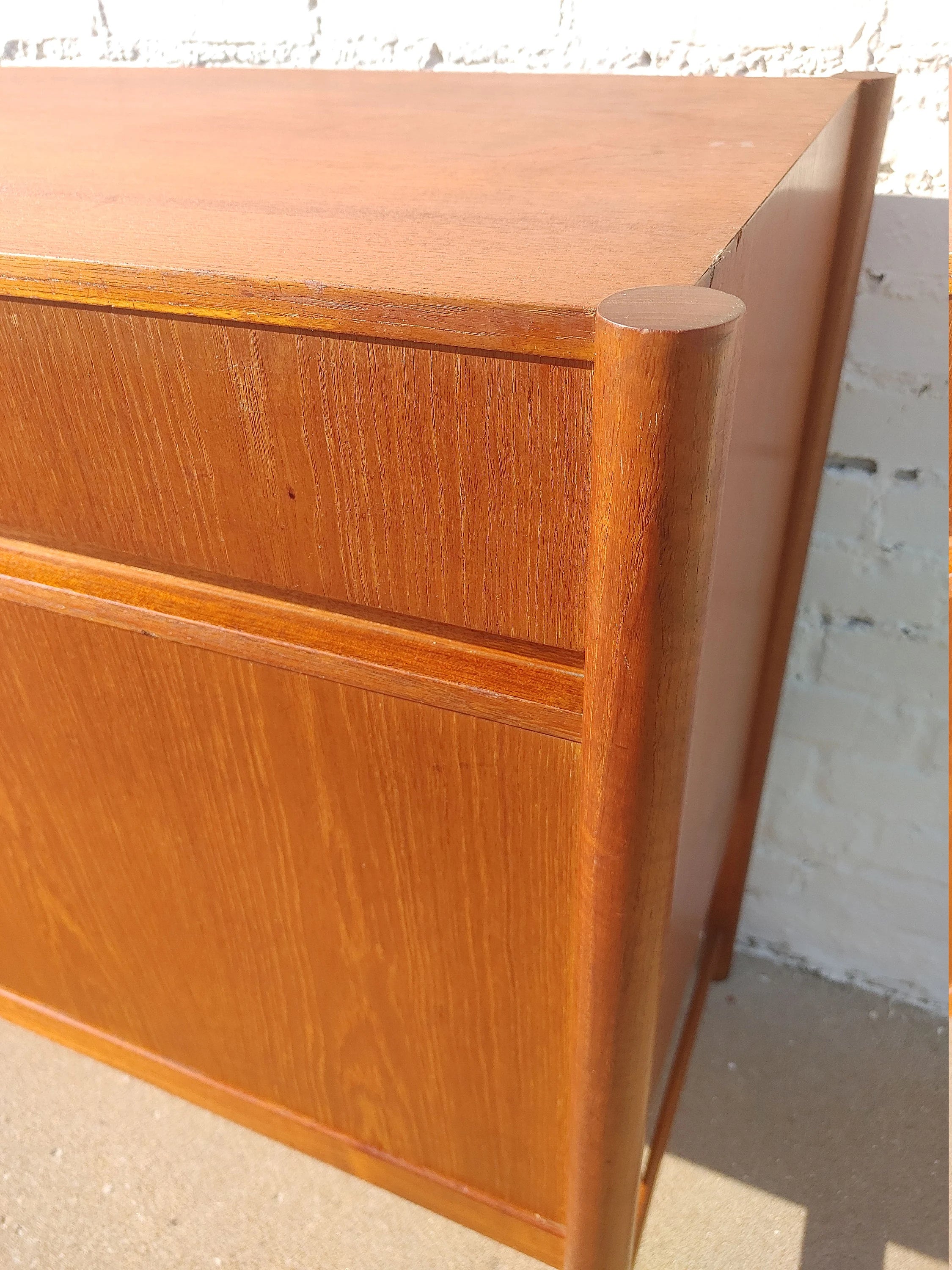 Mid Century Modern English Modern Teak Credenza by McIntosh
