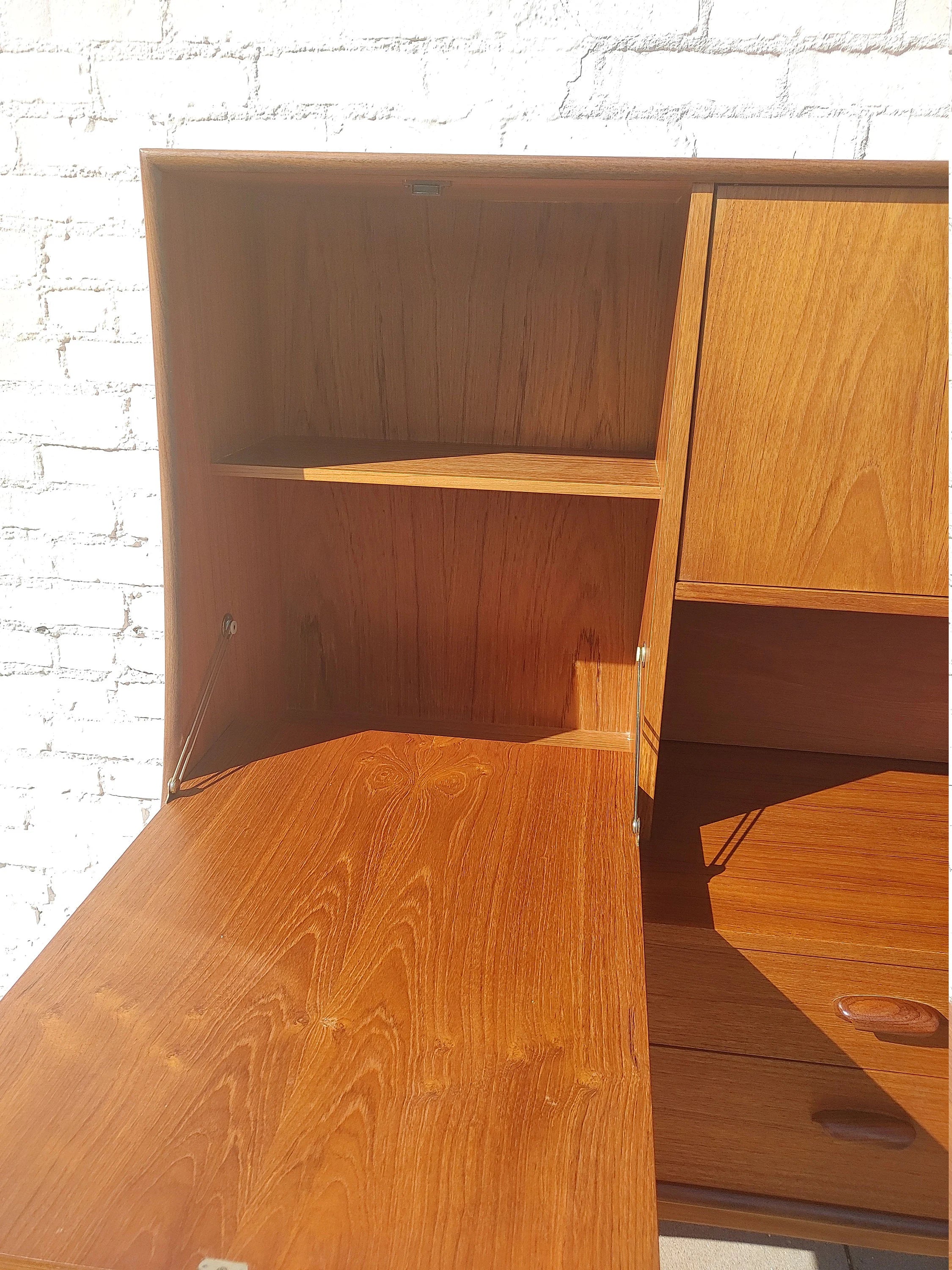 Mid Century English Modern Teak Hutch by G Plan