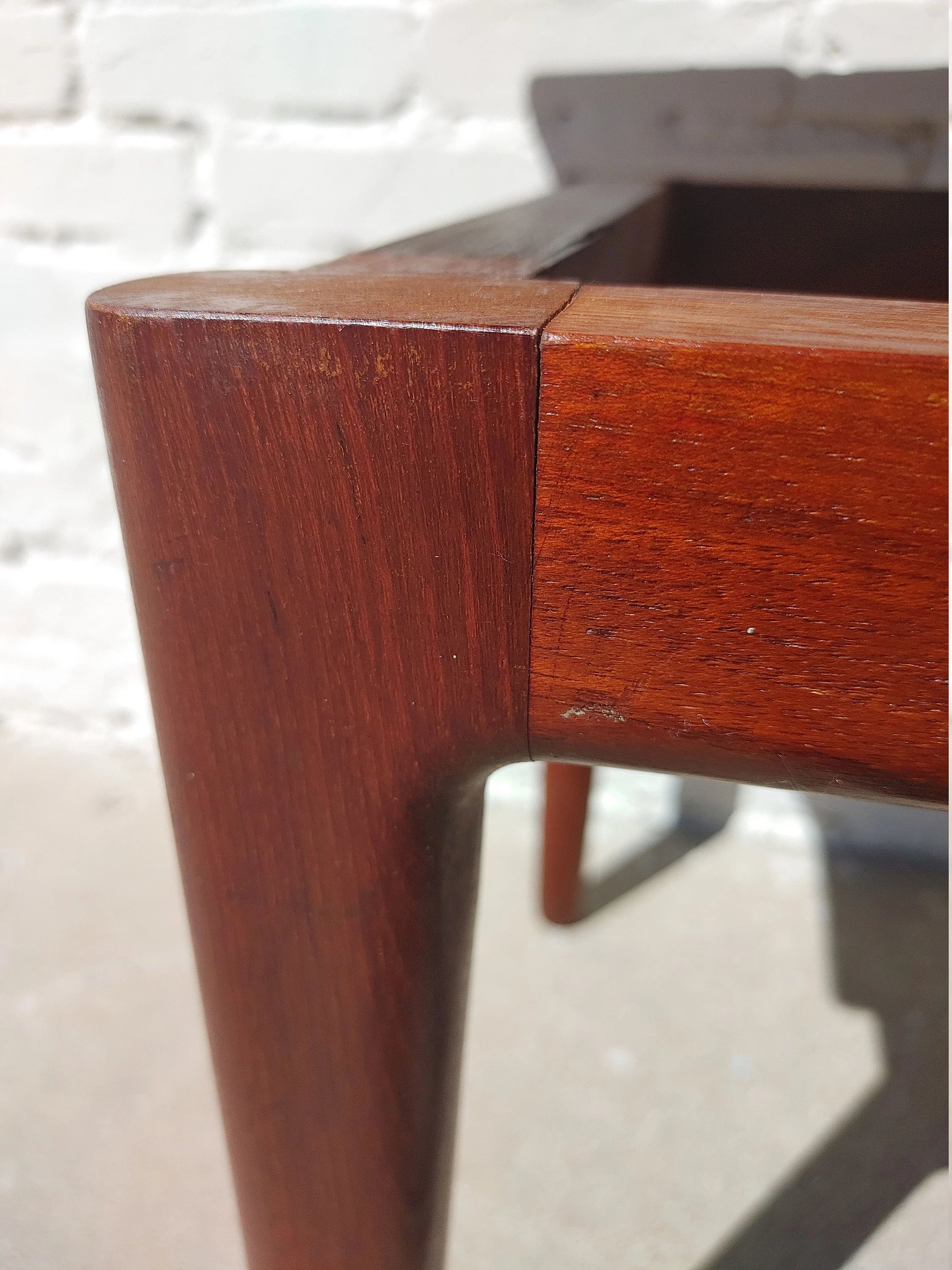 Mid Century Danish Modern Teak Elevating Coffee Table