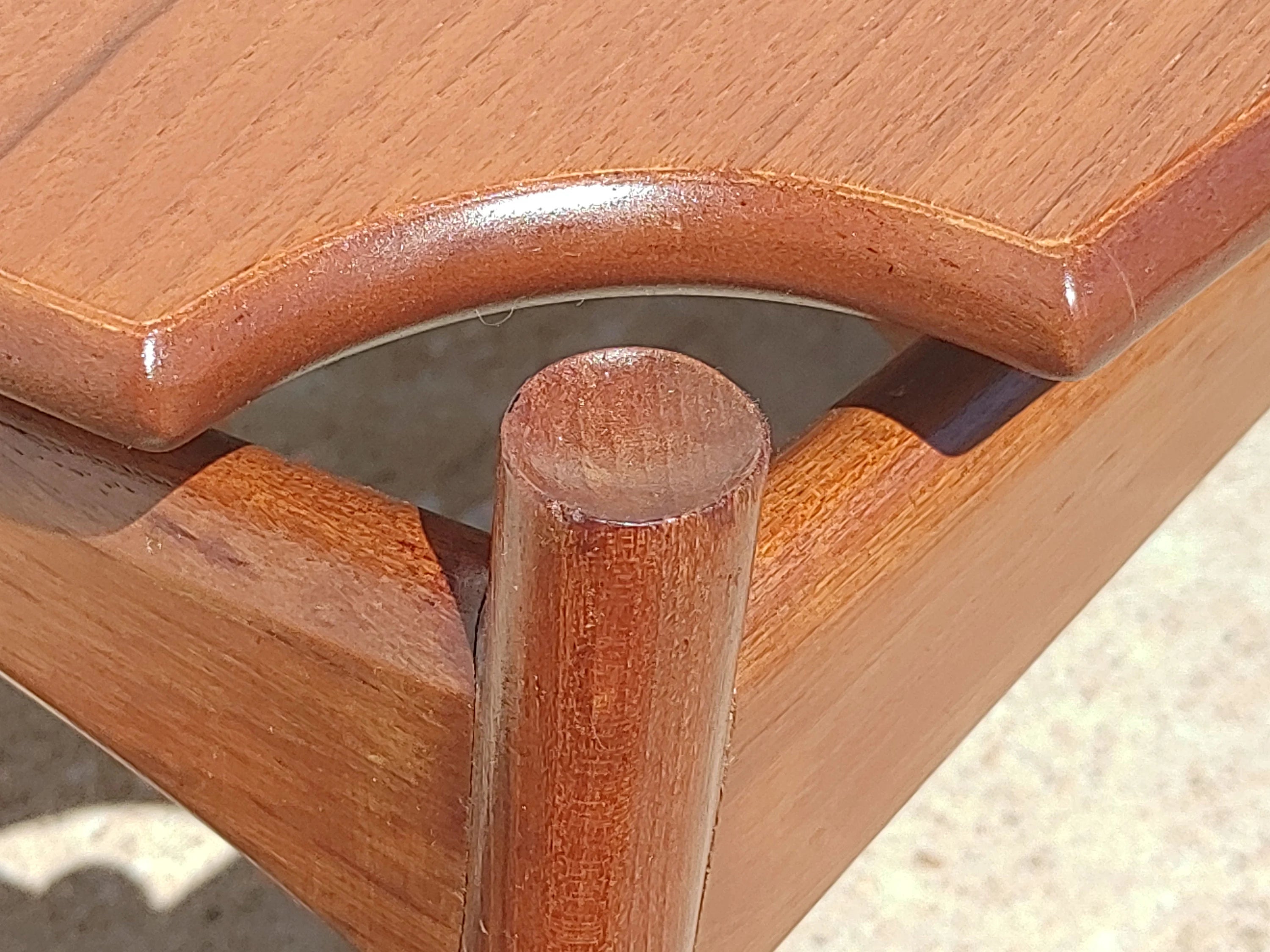 Mid Century Danish Modern Teak Coffee Table