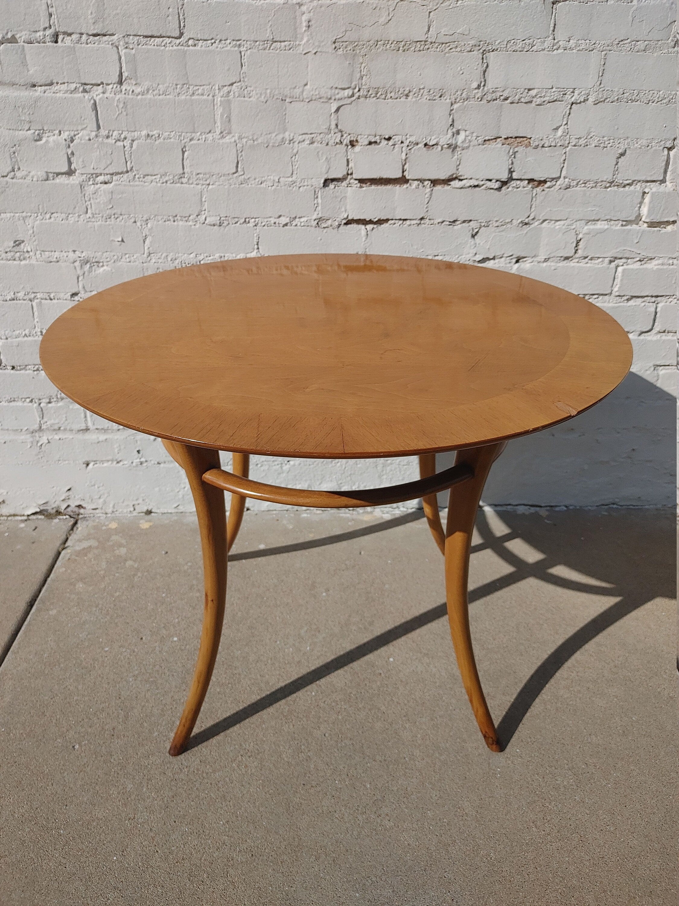 Mid Century Modern Widdicomb Sabre Leg Side Table