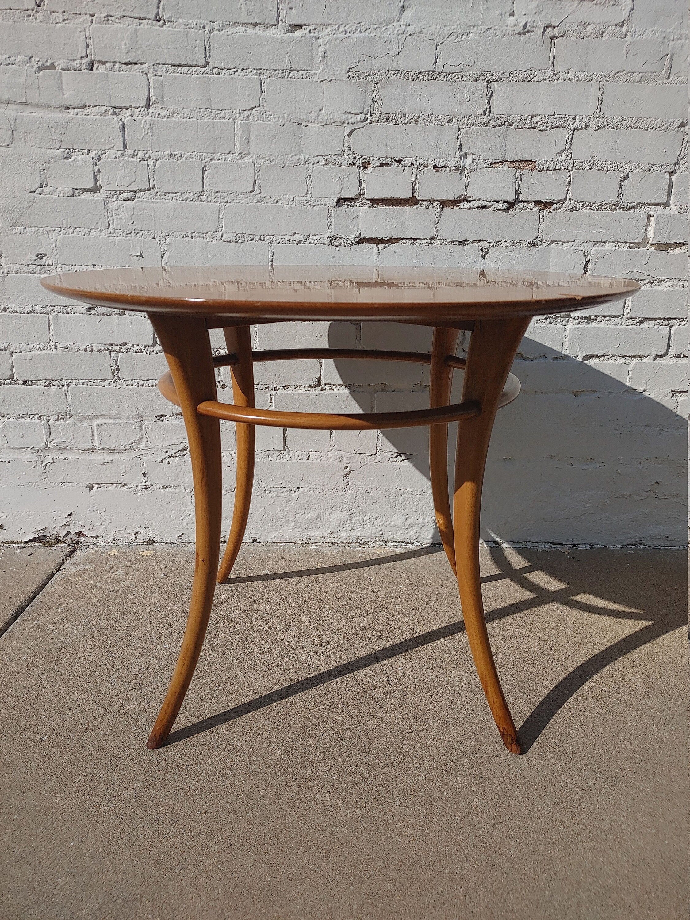 Mid Century Modern Widdicomb Sabre Leg Side Table
