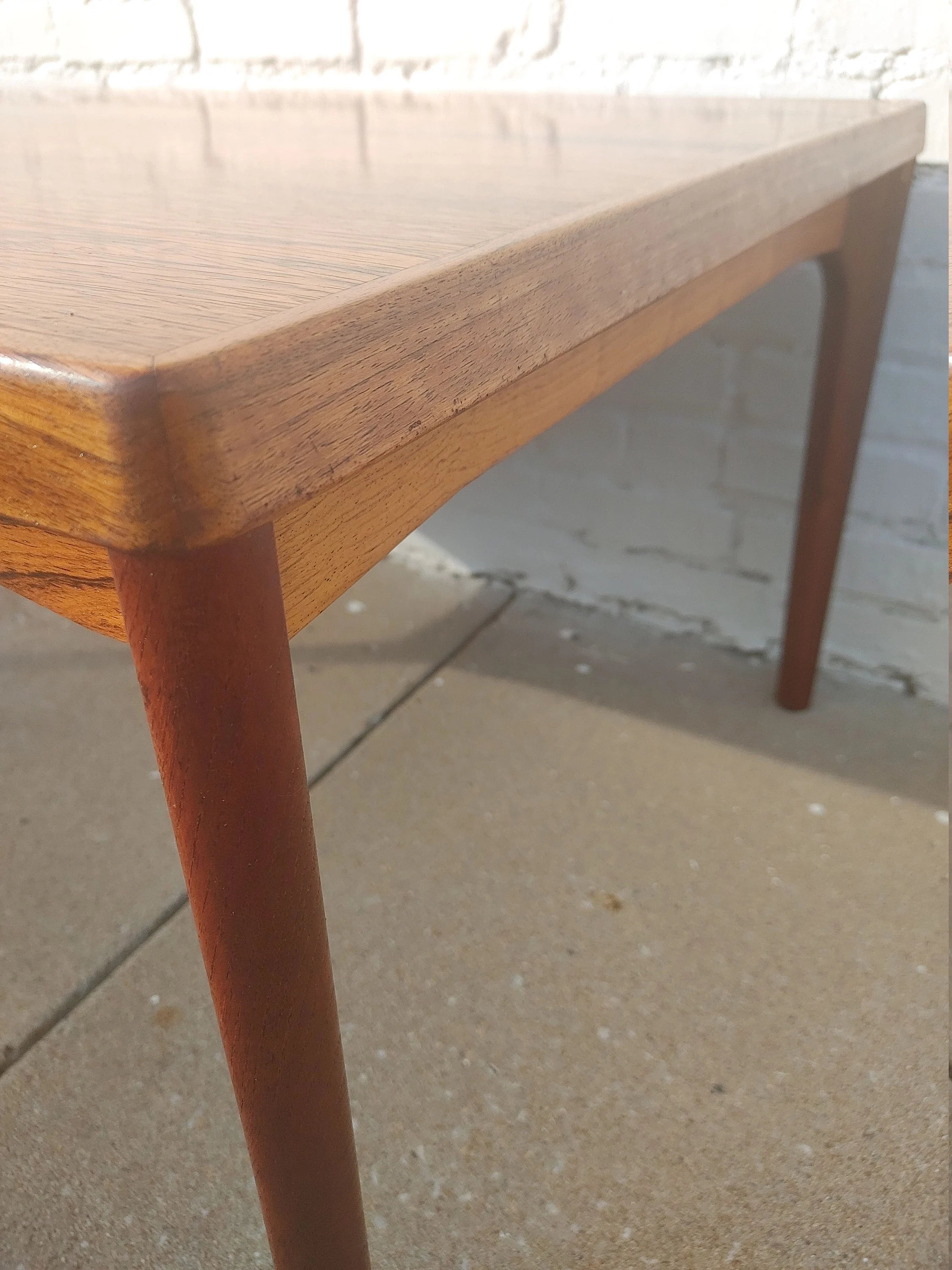 Mid Century Danish Modern Teak Coffee Table by Velje Stole