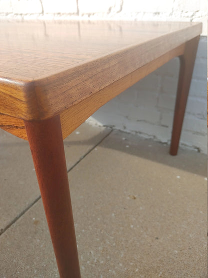 Mid Century Danish Modern Teak Coffee Table by Velje Stole