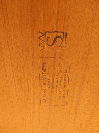 Mid Century Danish Modern Solid Teak Coffee Table by Seffle