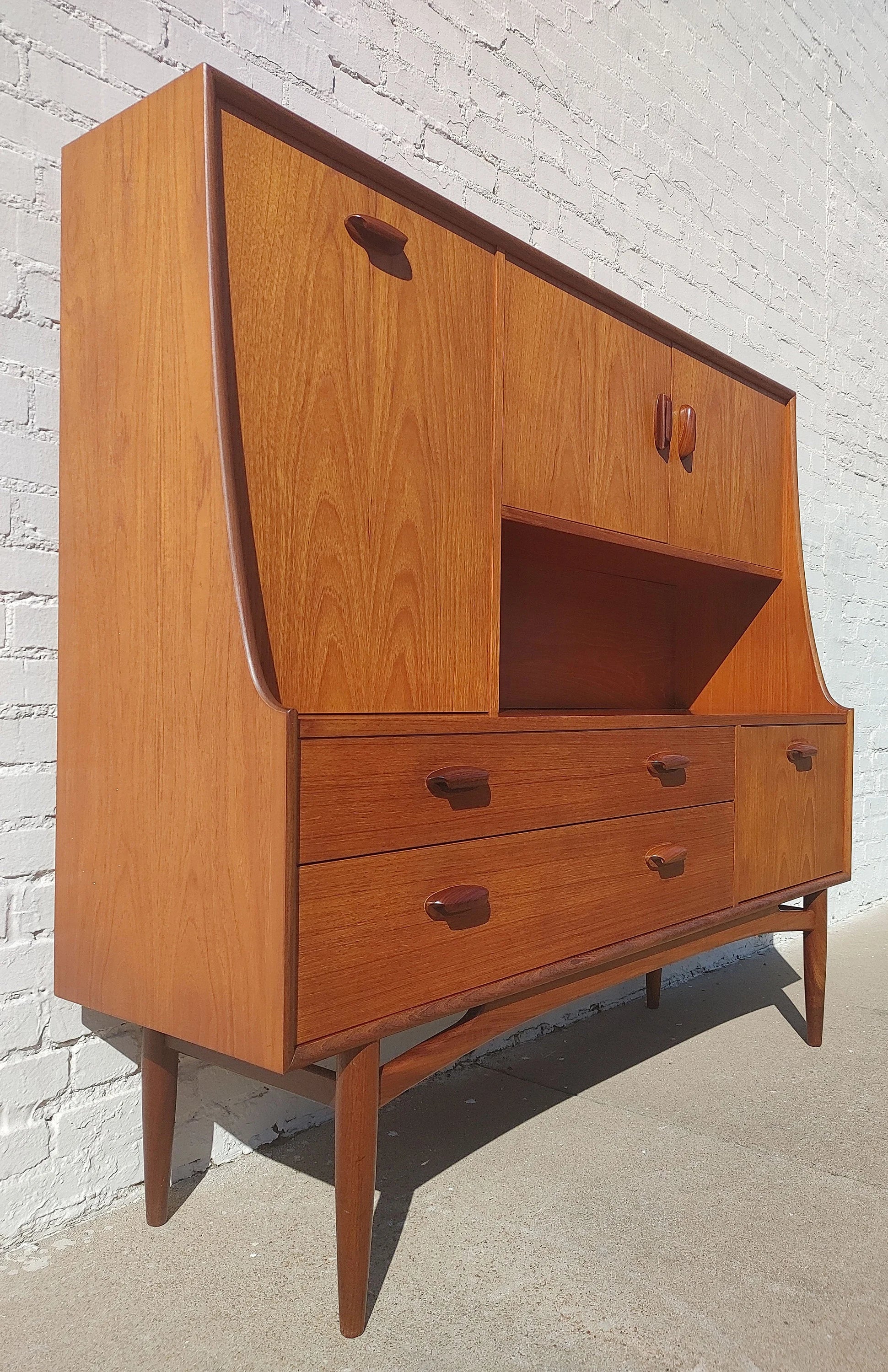 Mid Century English Modern Teak Hutch by G Plan