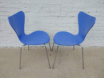 Mid Century Danish Modern Fritz Hansen Series 7 Chairs