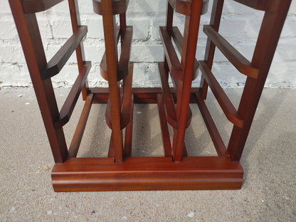Modern Teak Wine Racks