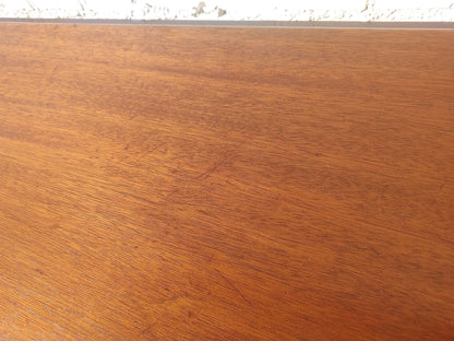 Mid Century Danish Modern Solid Teak Sofa Table