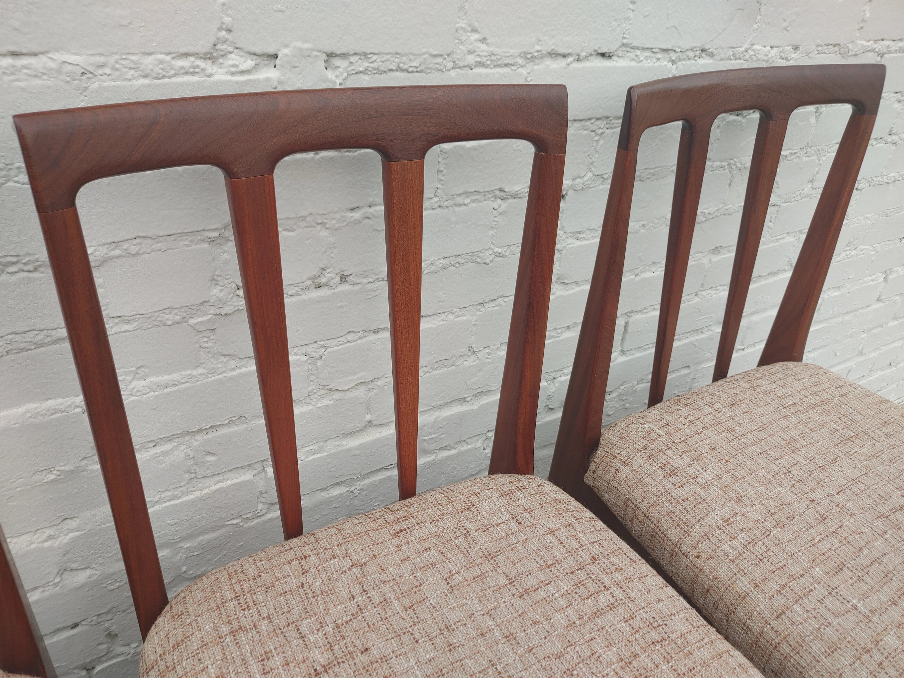 Mid Century English Modern Dining Chairs by Younger