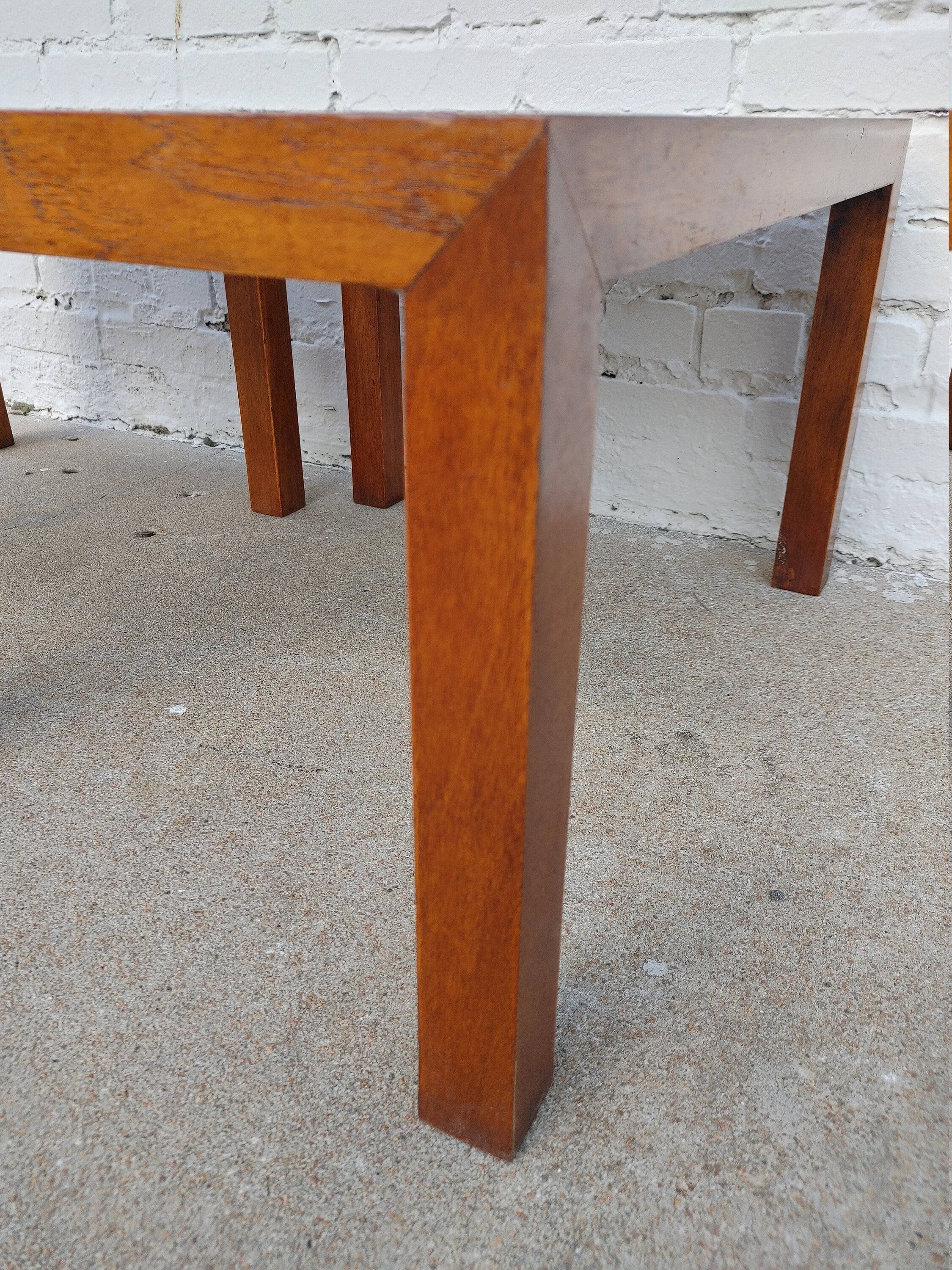 Mid Century Modern Lane Walnut Side Tables
