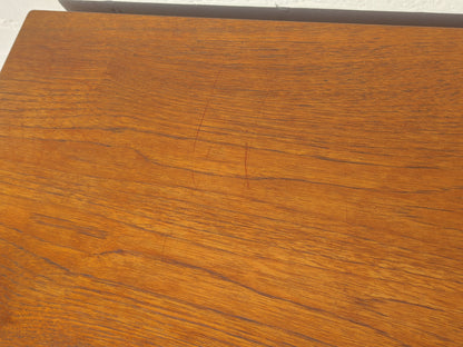 Mid Century English Modern McIntosh Teak Flip Top Nesting Tables